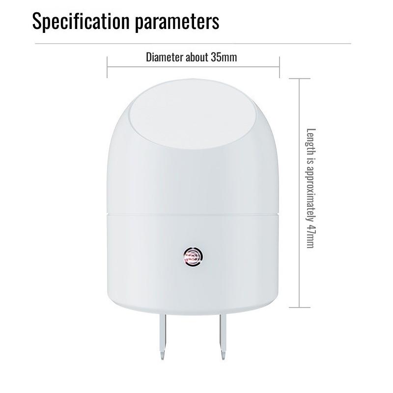 Smart Motion Sensor Night Light 360° Illumination, Eye-protection Soft Light for Bedroom & Corridor, Perfect for Night Feeding