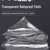 Thickened Outdoor Transparent Waterproof Rain Curtain Tarp for Balcony Enclosure