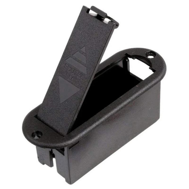 9V Battery Box ABS Plastic Design For Guitar Bass Effects And Preamps Equipped Easy Replacement Offering Reliability