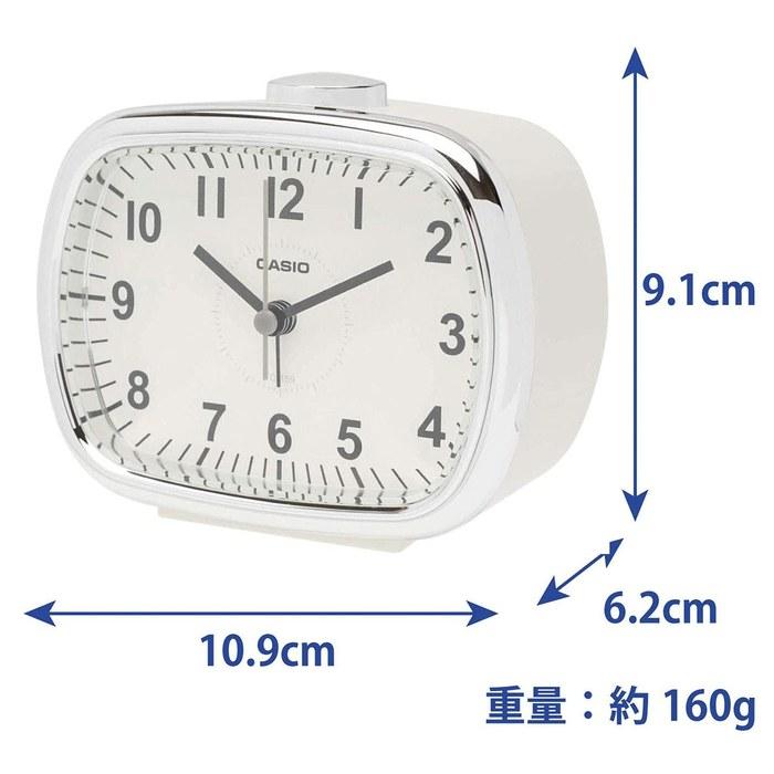 CASIO TQ-159-7JF Alarm Clock - Cream