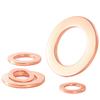 I/D 2/3/4/5/6/7/8/9/10/11/12/13/14/15/16/17/18/19/20mm x 1.5mm Thick Pure Copper Flat Washer For Boat Car High Temperature