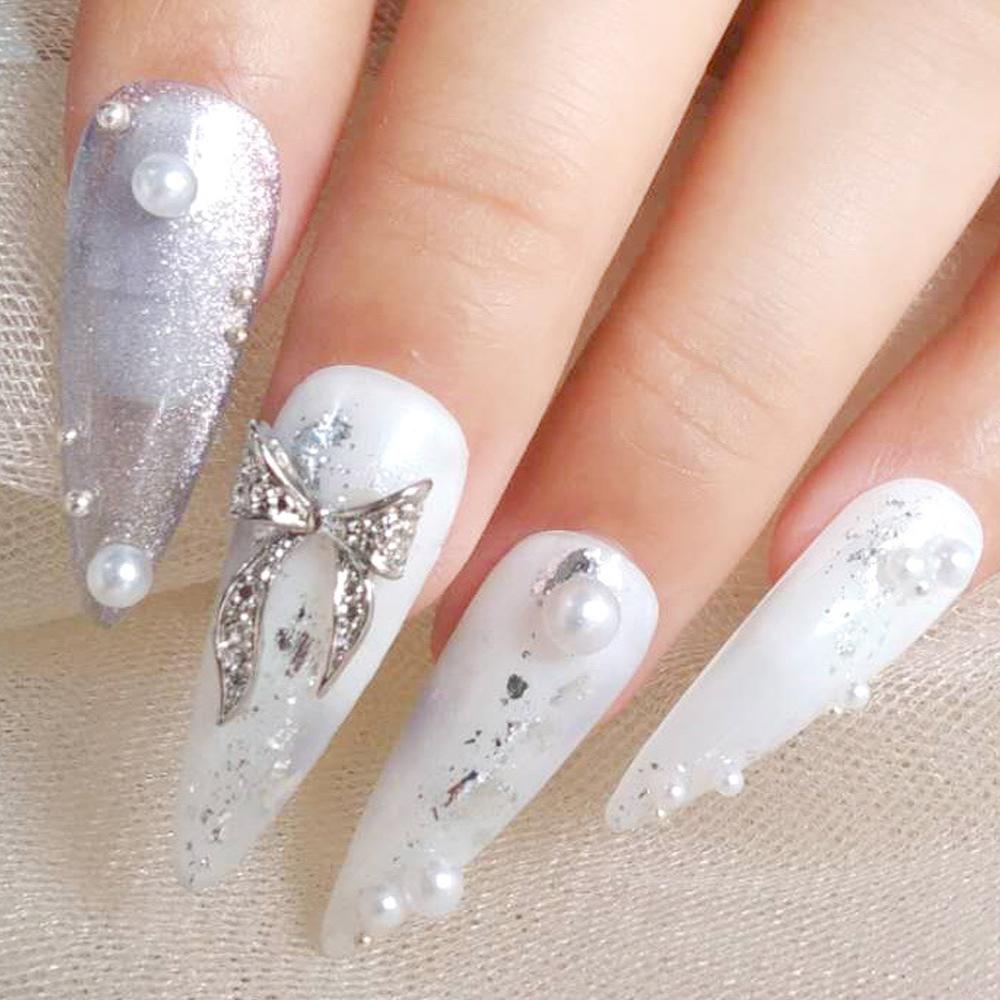Drills DIY Manicure Rhinestones Bow Ties Nail Jewelry Nail Art Decoration Bowknot Nail Ornaments