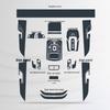 Suitable for 21-25 Hongqi EHS9: Transparent TPU Interior Film for Console, Gear Shift, Navigation Screen - Scratch Protection.