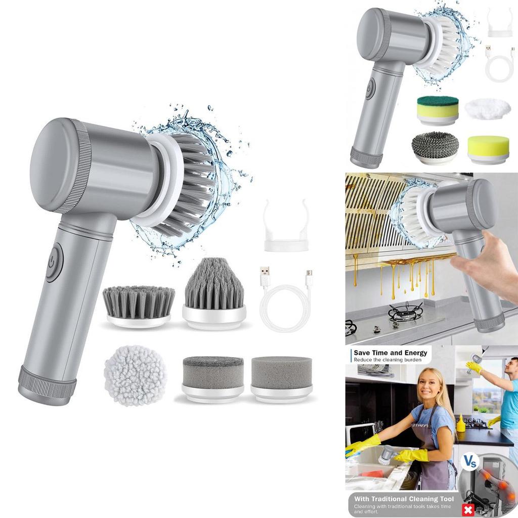 Home Multifunctional Wireless Handheld Electric Cleaning Brush For Bathroom And Tile Cleaning Tool