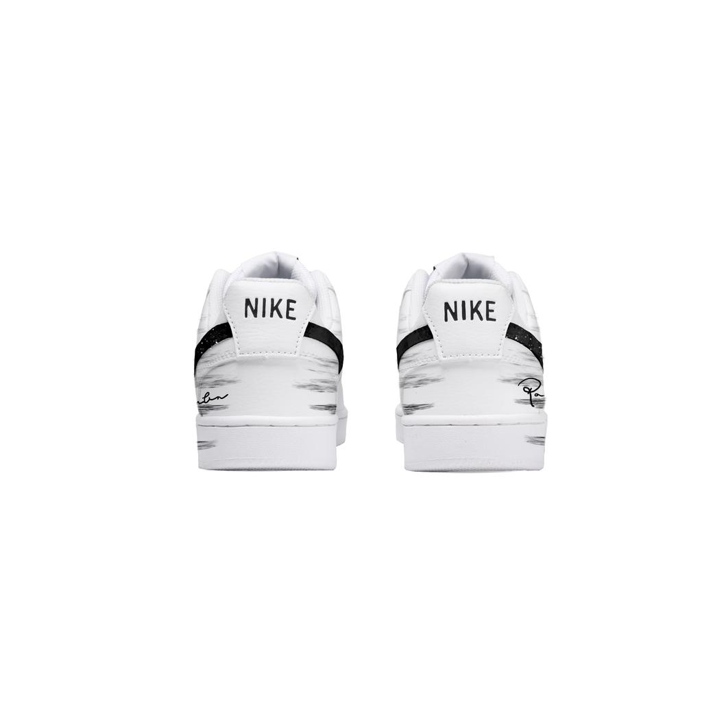 Nike Court Vision 1 Wacker Leather Slip Resistant, Abrasion Resistant, Height Increasing Low top Skateboard Shoes Men's DH2987-101(Team2122-)