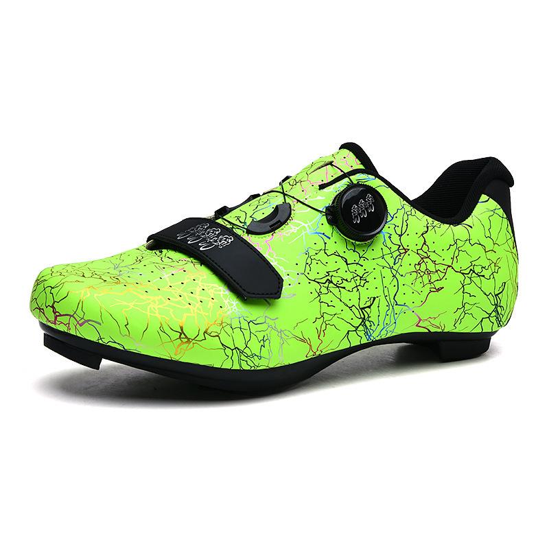 Unisex Lockable Cycling Shoes: Hard Sole for Road & Mountain Biking