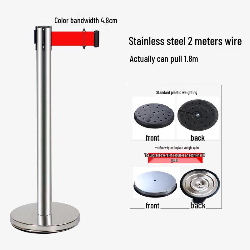 Retractable Belt Barrier Post
