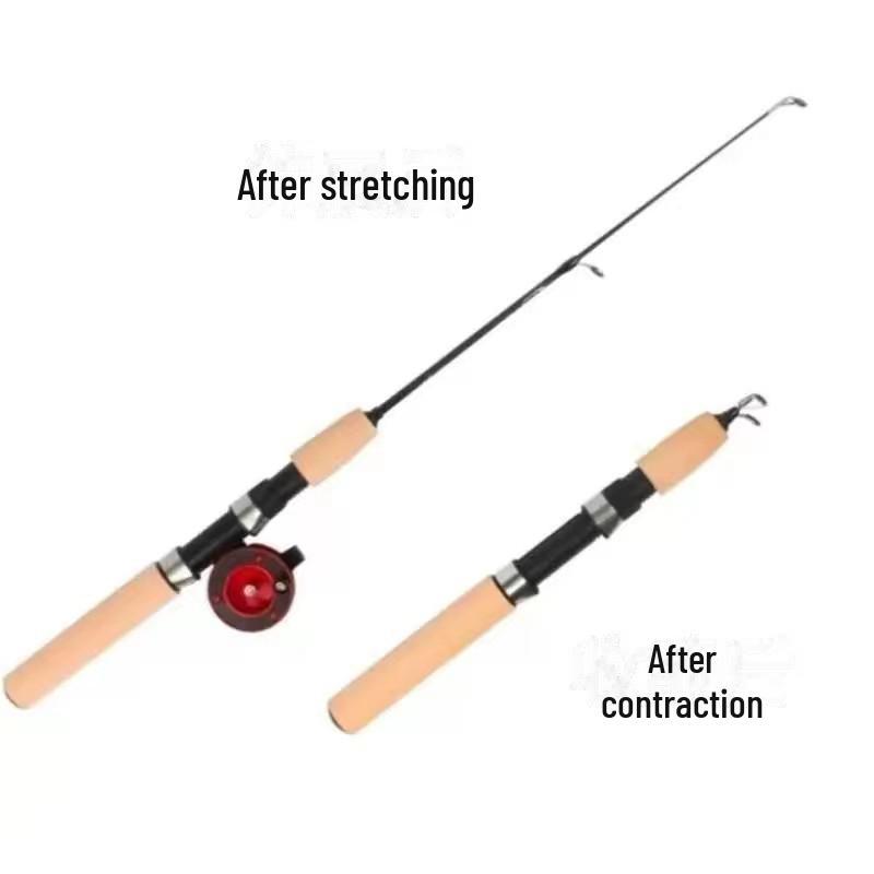 

Компактное удилище для ловли креветок на зимнюю рыбалку 55 cm