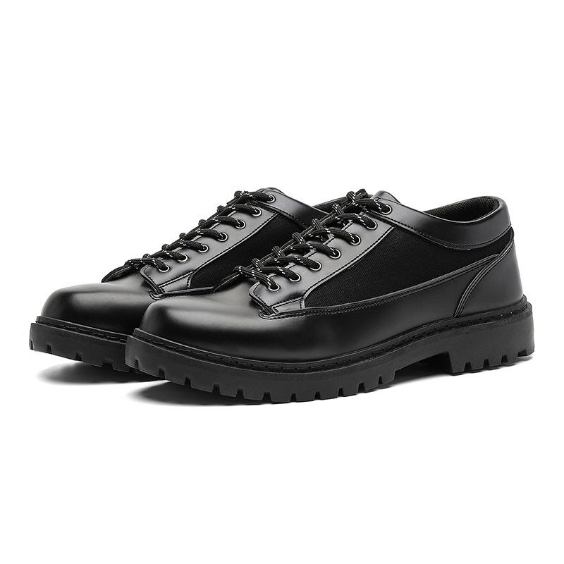 Americké retro boty niche high-end derby platforma nízké kožené boty ležérní Z