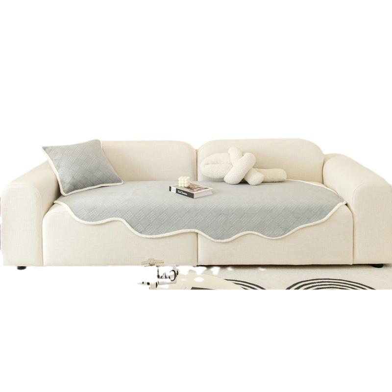 Irregular Special-Shaped Sofa Cushion, Universal In All Seasons, Non-Slip, Thickened Warm Seat Cushion, Light Luxury, High-End Sofa Cover Towel