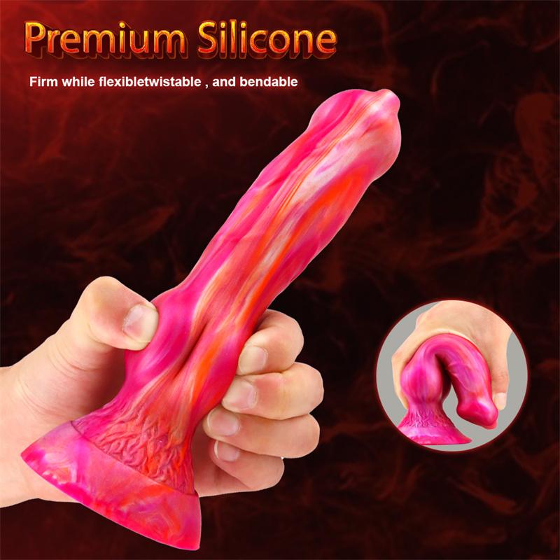 Female Small Shaped Anal Plug Penis Simulation Animal Penis Masturbation Device Adult Products