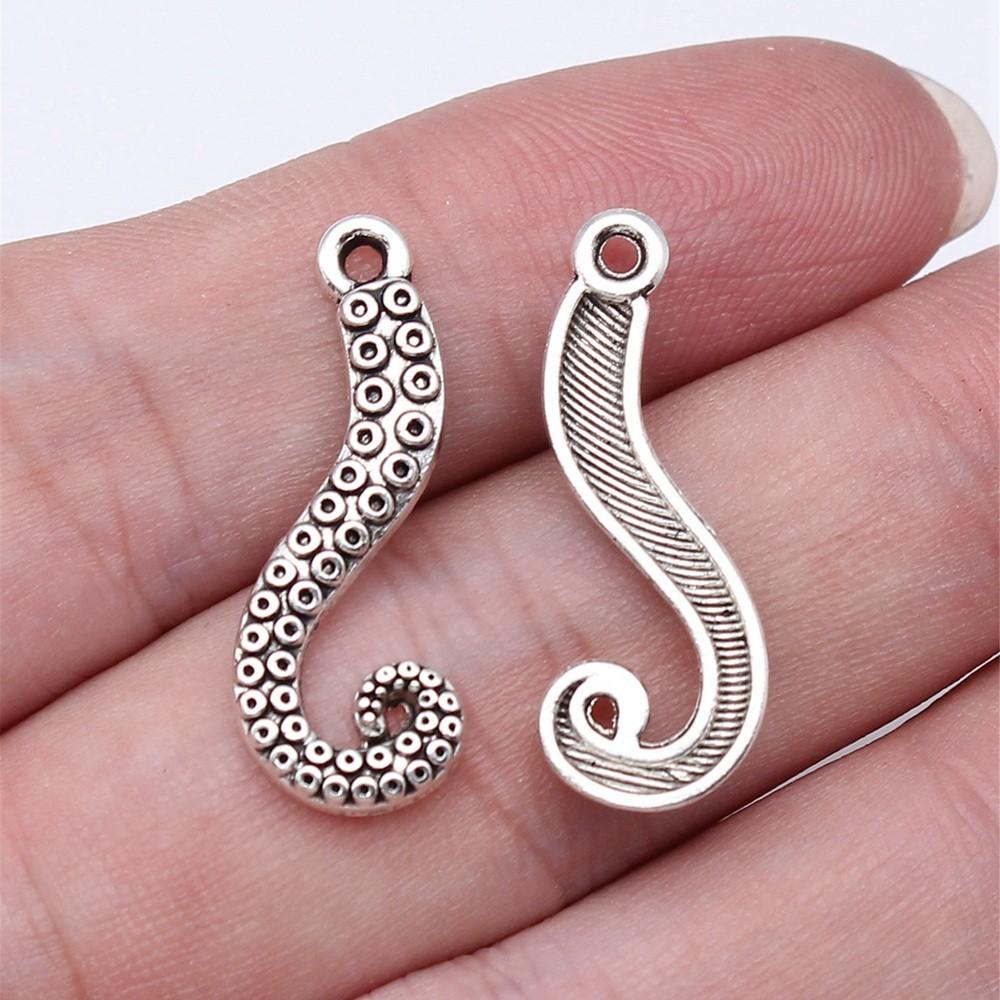 Octopus Seahorse Crab Shrimp Marine Life Charm Antique Bronze Zinc Alloy Jewelry Making Supplies Couple Style