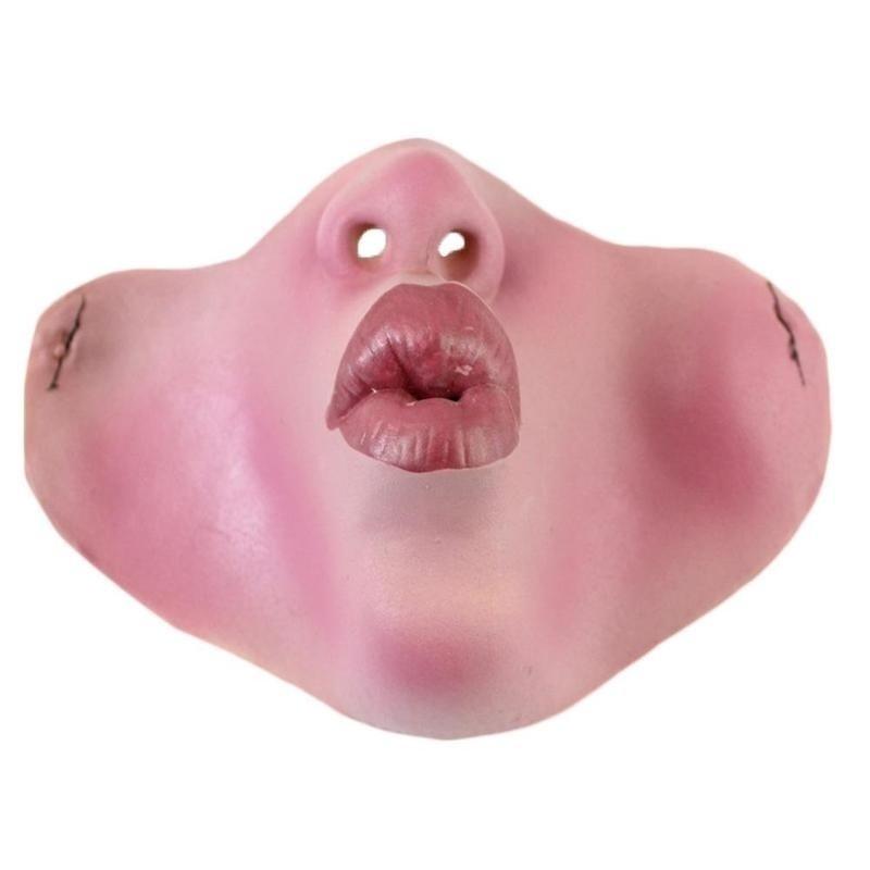 Halloween Wild Funny Mask Masquerade Cos Half Face Mask Latex Half Face Mask Funny Mask