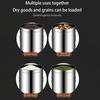 Stainless Steel Multi-Purpose Storage Bucket with Lid, Food Storage Container Suitable for Flour, Coffee Beans, Potatoes