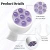 Handheld Face Roller 7 Jade Beads Facial Massager Skin Tighten Lifting Promotes Face Cream Absorption Portable Comfortable Grip