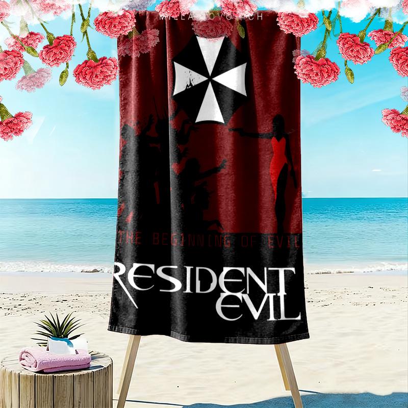 Resident Evil Towel, Large Soft Quick Dry Towel for Beach Camping Swimming