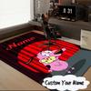 Custom Name Cowardly-Dog Adventure Carpet, Chair Rug,Area Rug for Office Bedroom living rooms bedroom, Doormat decor Christmas fan gifts