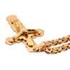 Big Cross Necklace Gold Color Stainless Steel Trendy Pendant & Chain Christmas Gift for Men/Women Holy Bible Jewelry