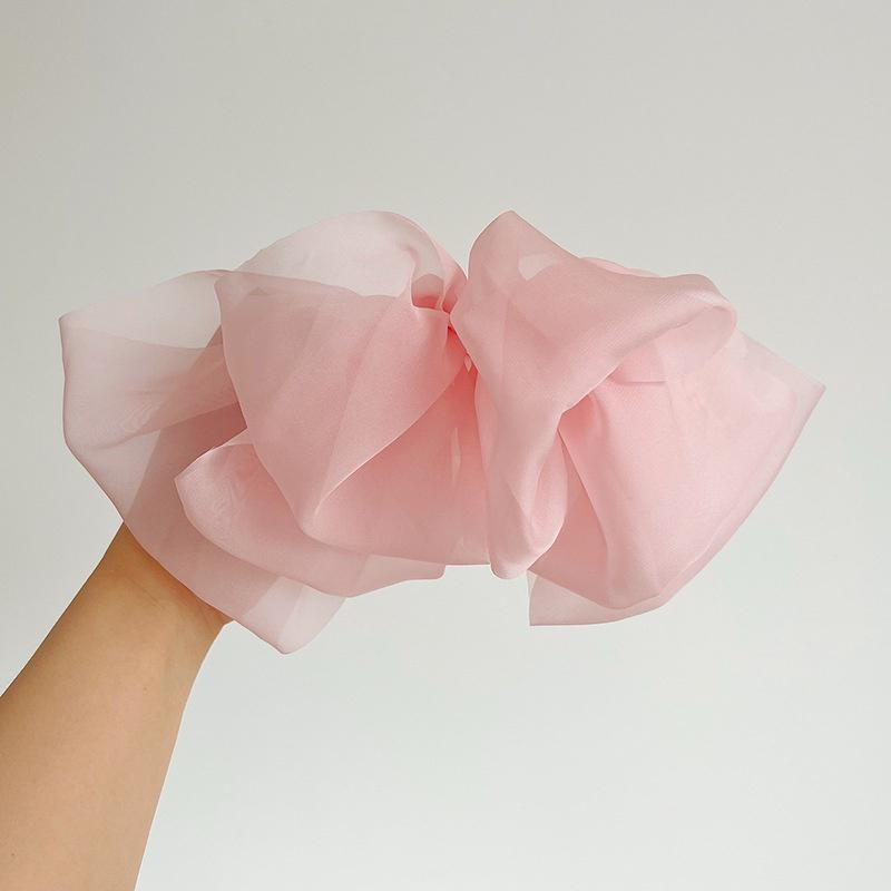 New Fashion Bow Hair Clip Women Elegant Solid Bowknot 3-Layer Satin Hairpin Barrettes Girls Ponytail Clip Hair Accessories