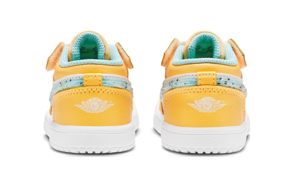 Jordan Air Jordan 1 Low Alt SE TD Slip Resistant Low top Baby & Toddler Shoes Yellow White Infant And Toddler DX4388-800