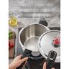ASD 5.5L 304 Stainless Steel Explosion-Proof Pressure Cooker