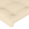 Headboard - Maison Exclusive - Cream - Adjustable Height - Wooden Feet