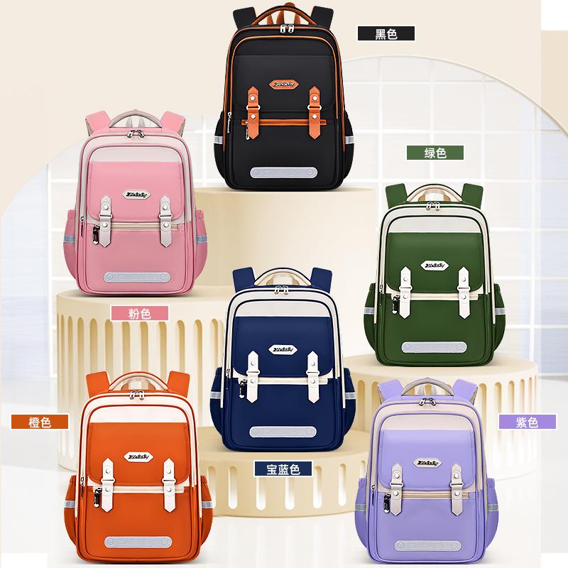 New Primary School Bags, Men's and Women's Large-capacity Children's Bags, Light Casual Backpacks