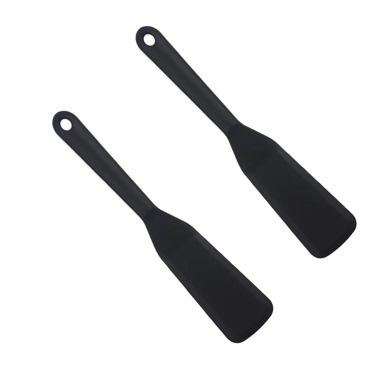 Silicone Spatulas for Cooking Heat Resistant Pancake Spatula Non Stick Long Omelette Spatula Turner BPA Free Cooking Tool Sets