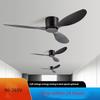 85-265V Modern Led Ceiling Fan with Light 42 52 Inch DC Motor 6 Speeds Electric Fan with Remote Low Floor Ceiling Fan Lamps