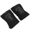 2Pcs Elbow Guards Good Cushioning Anti Slip Reflective Breathable Adjustment One Size Motocross Protector for Riding
