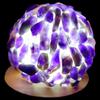 LED Lamp In Amethyst Tumbled Stones 7 - 8cm Diameter 400 Gr Approx