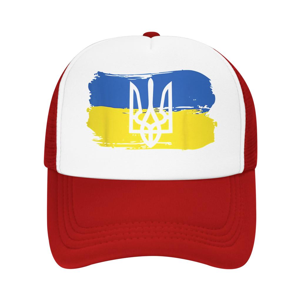 Summer Sun Hats Vintage Ukraine Ukrainian Flag Pride Baseball Cap Breathable Print Hip Hop Hats Unisex yk Cute Baseball Caps