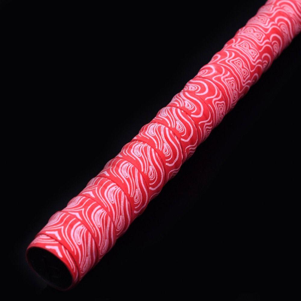 

Градиентная красочная лента для захвата ракетки, противоскользящая лента для ракетки для бадминтона, теннисная ракетка красный