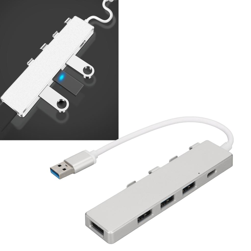 USB Hub High Speed 1xUSB3.0 Port 3xUSB2.0 Ports 1xUSB C Power Port USB3.0 4 Ports Hub USB Hub Multiport Adapter