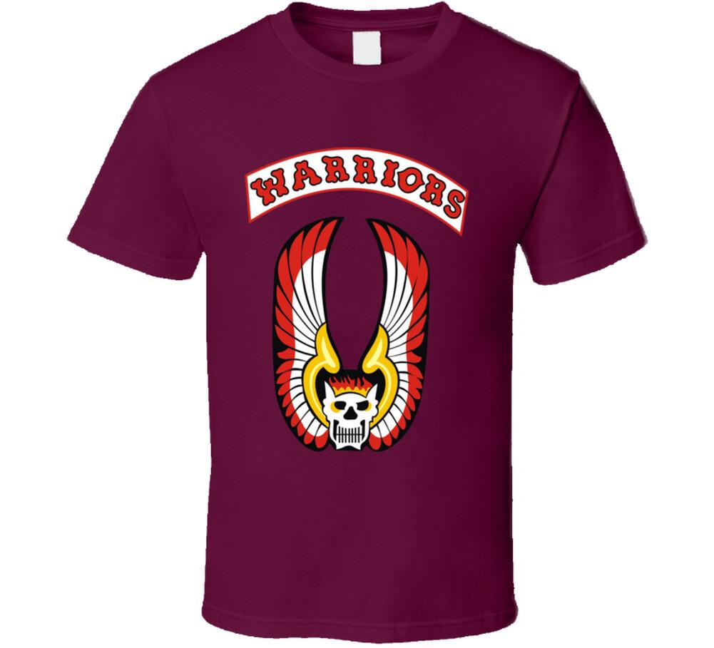 The Warriors Gang Vest Logo Retro Movie Fan Costume T Shirt Mens Womens Tees Top XL