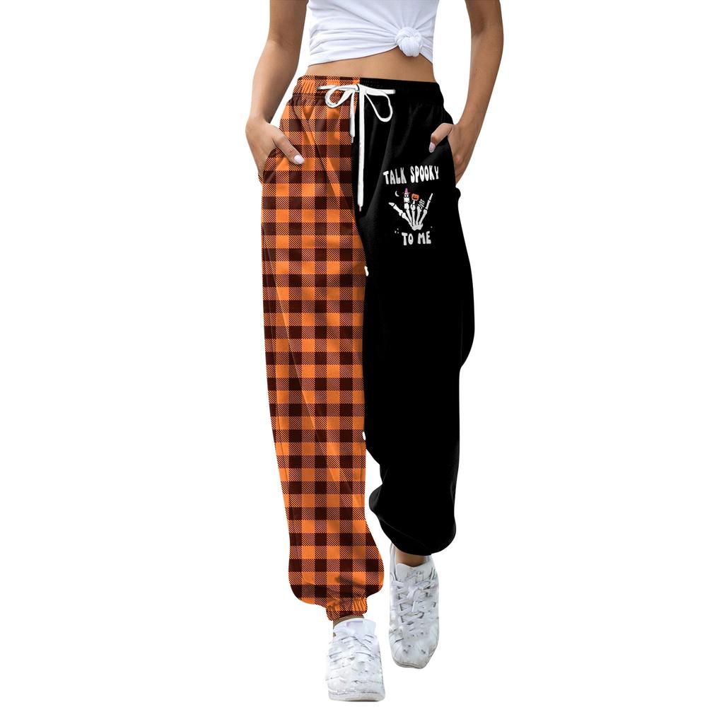 Kids Sport Halloween Day Printed Gradient Drawstring Pocket Casual Sweatpants Pants