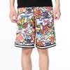 Nike Full Print Cartoon Sunflower Pattern Breathable Sports Casual Shorts Men Bottoms Floral DV3449-010