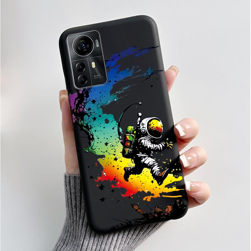 Für ZTE Blade A72S A7050 Hülle Für ZTE Blade V41 Smart Cover Luxus Mode Schmetterling Blume Silikon Weich Schwarz TPU Stoßfänger Schale