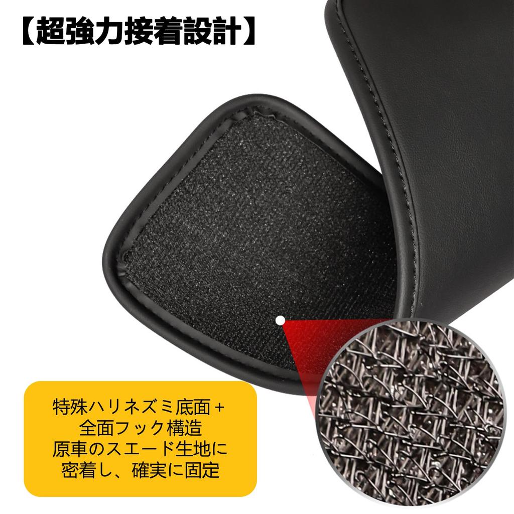 New Suzuki Jimny Kick Guard for Jimny Sierra and Nomad Rear Seat Back Rear Kick Card PU Leather Interior Protects Against Dirt and Custom Designed for