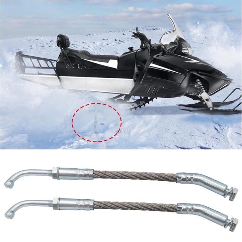 Ice Scratchers for Reverse and Non Reverse Gear Equipped Snowmobiles Promoting Track Durability and Safety 1201-DF