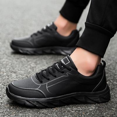 2024 Neue Herren-Sneakers Mode Leder Herren-Freizeitschuhe Outdoor-Jogging-Trainingsschuhe Hochwertige Bequeme Herrenschuhe