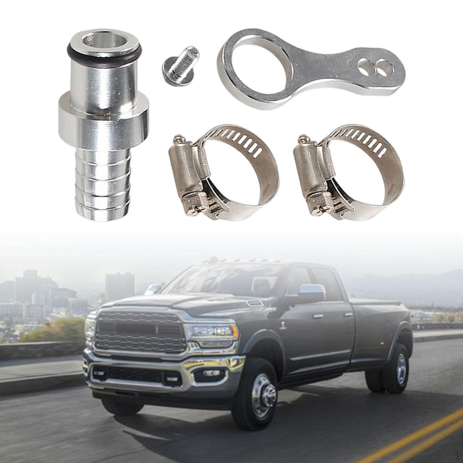 Engine Cooling Accessories Coolant Bypass Hose Barb Adapter Repair Stainless Clamps Lock Plate Set A