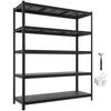 Storage Shelves, 5-Tier Adjustable, 1360.8kg Capacity, Heavy Duty Garage Storage Shelving Unit, Metal Utility Rack Shelf