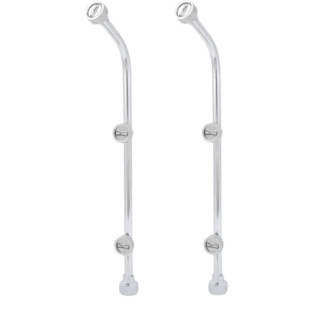 2PCS Silver Atomizer Nozzle Stainless Steel Atomizing Nozzle Sprayer Garden Watering