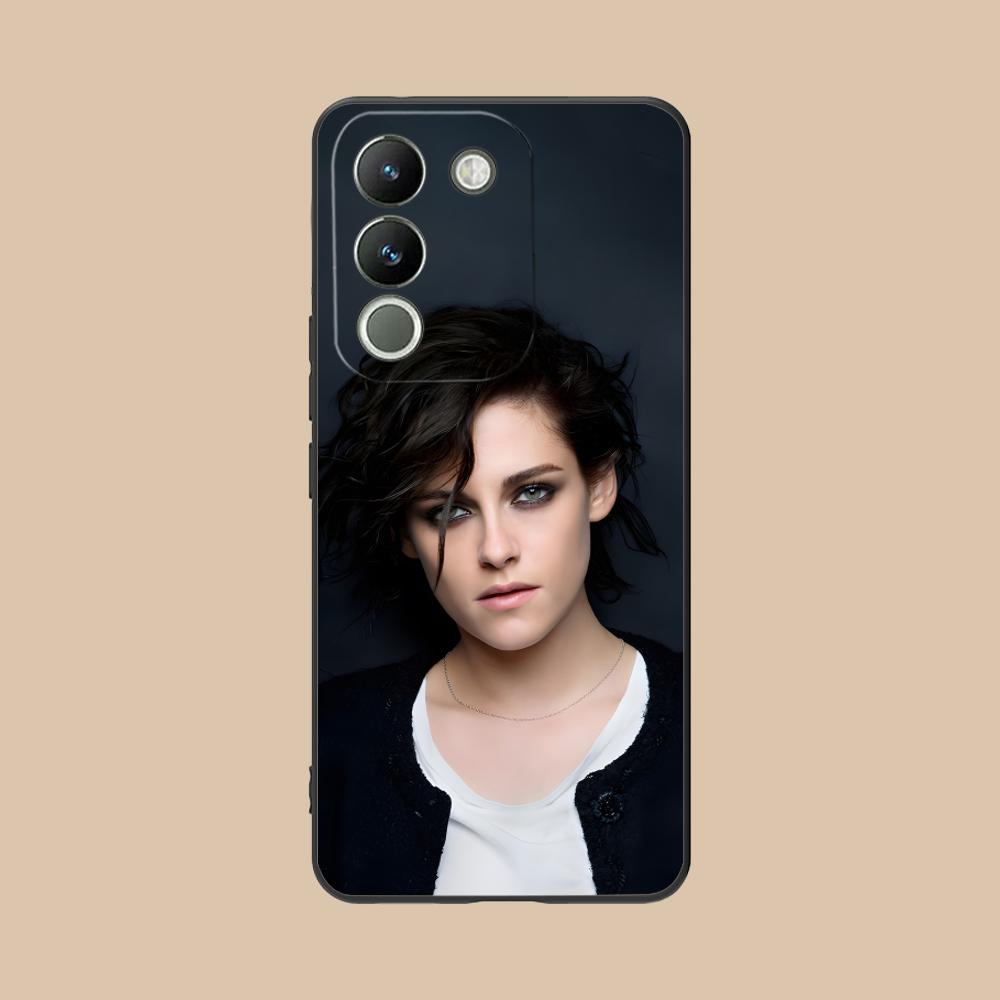 Kristen Stewart Mobile Cell Phone Case for VIVO V60 V50 V40 V30 V29 V27 V25 V23 Pro Lite 5G Colorful Printing Cover Luxury Cover