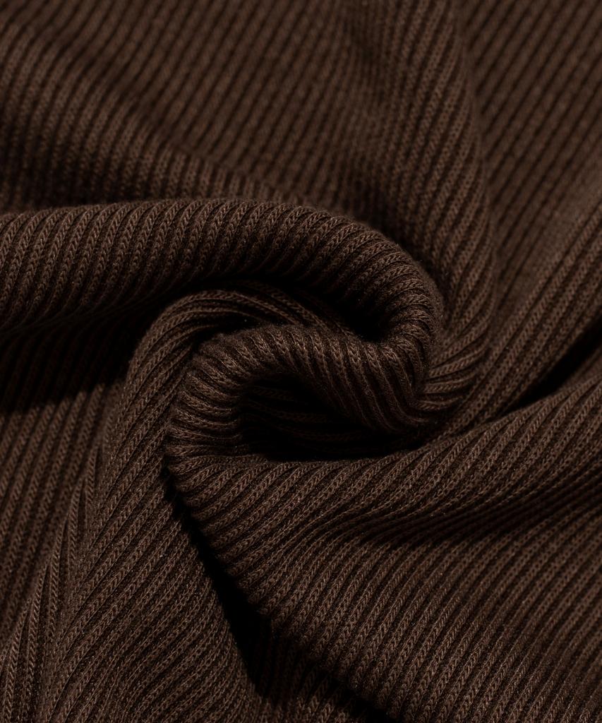 CARGOBROS Acs Henley Neck Short Sleeve T-Shirt (Brown)