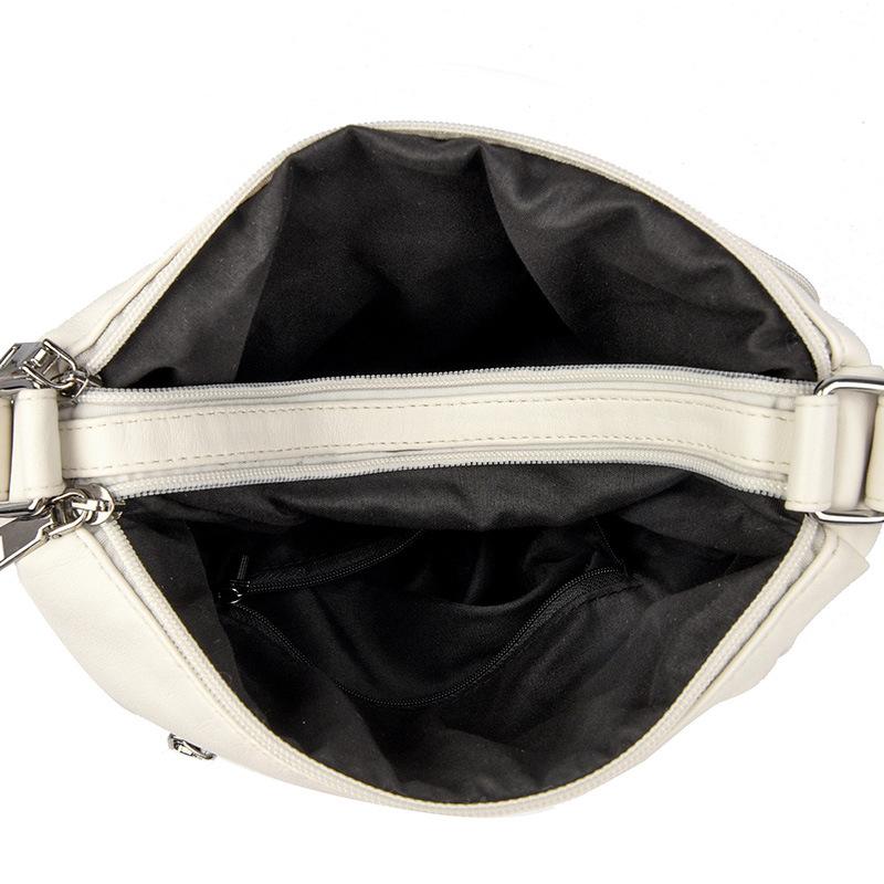 Mom bag 2025 autumn new fashionable foreign style large capacity multi-layer women's messenger bag simple shoulder women's bag