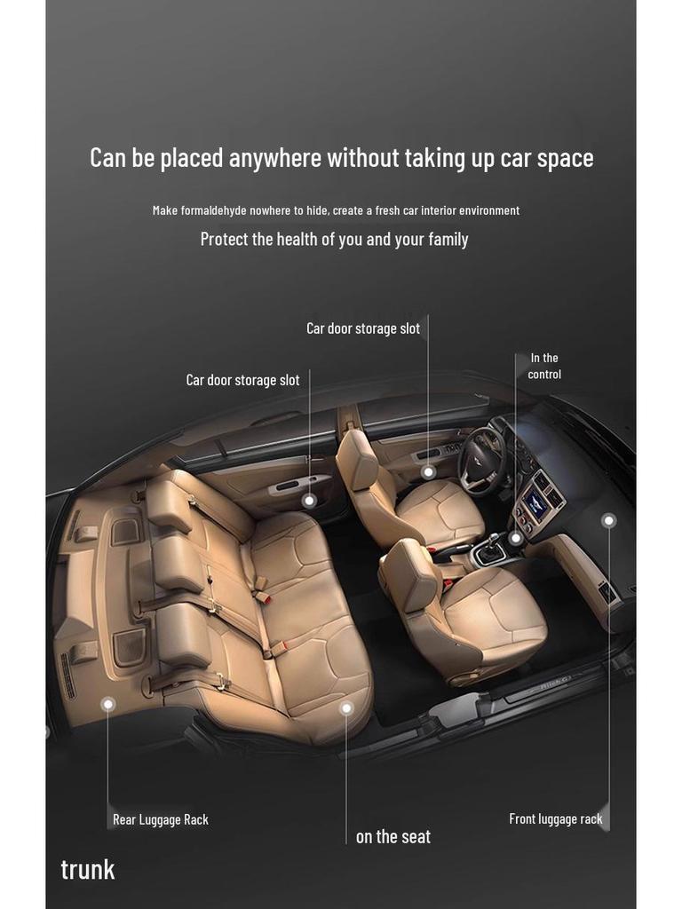 Activated Carbon Deodorizing Bag for Car & Home - Bamboo Charcoal Odor & Formaldehyde Removal