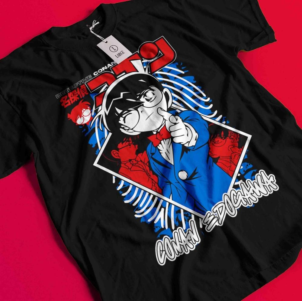 

Detective Conan T-Shirt Detective Conan Shirt Heiji Tee Vermouth Gin Ran Kid Cat BB1417 M