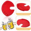 CHENGU 10 Pieces Soda Can Lid Cover, Swivel Can Sealer, Beverage Protect Cap, Plastic, Random Color (Black, White, Red)